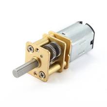 Mini motor de redução de micro-velocidade, motor com 2 terminais para robô carro rc, brinquedo, motor de brinquedo, dc 6v, 10rpm 2024 - compre barato