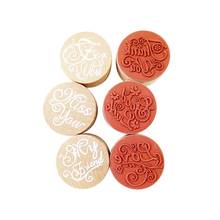 1 Pcs/lot Vintage Wishes Round Wooden Rubber Stamps For DIY Scrapbooking Photo Album Decoration Embossing Craft 2024 - buy cheap