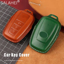 Top Layer Leather Car Key Case Full Cover For Toyota CHR C-HR Prado 2018 Camry Avalon Prius Corolla RAV4 Avalon Auto Styling 2024 - buy cheap