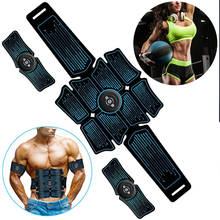 Estimulador Muscular Abdominal EMS recargable, electroestimulación ABS, masajeador de Fitness, brazo, Abdomen, herramientas de gimnasio 2024 - compra barato