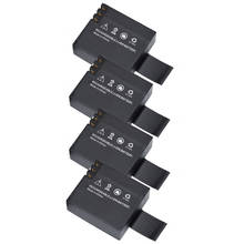 4PCS 900mAh Li-ion Battery For SJCAM SJ4000 SJ5000 4K H9 M10 Camera 2024 - buy cheap