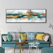 Modern Abstract Art Oil Painting on Canvas Posters and Prints Wall Art Painting Blue Abstract Picture for Living Room Home Decor 2024 - buy cheap