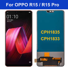 6,28 ''TFT для Oppo R15 LCD дисплей сенсорный экран дигитайзер R15 Pro экран для OPPO R15 Dream Mirror Edition / R15 DME 4G + LCD 2024 - купить недорого