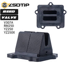 ZSDTRP-Válvula de caña de admisión para motocicleta, fibra de carbono, para VForce3, SUZUKI RM250, YAMAHA YZ250/YZ250X 2024 - compra barato