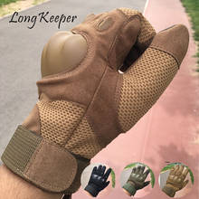 Longkeeper Full Finger Military Tactical Gloves Camouflage Shooting Soldier Gloves Men Hunting Gloves Hard Knuckle Luvas Male 2024 - buy cheap
