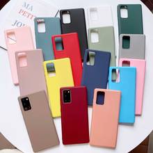 Candy Color Silicone Phone Case For Xiaomi Mi 11 10T Pro Note 10 Lite 9T Cover Soft TPU Case For Xiaomi Mi Poco X3 NFC M3 C3 2024 - buy cheap