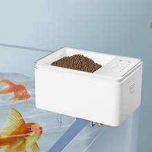Casa tanque de peixes 500ml inteligente digital automático alimentador de peixes com temporizador pet alimentação dispensador de alimentos de peixes display led 2024 - compre barato