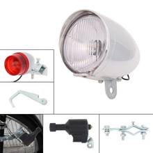 SX04 велосипедная лампа, набор защитных фар, задний фонарь, светодиодный фонарь 6V 3W 2024 - купить недорого