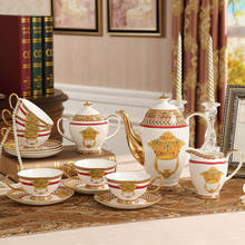 European-style ceramic 15-piece coffee set tea set tea cup set British afternoon tea creative wedding gifts 2024 - buy cheap