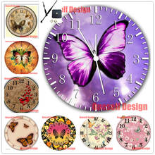 diy diamond painting clock 5d diamond mosaic sale clock butterfly 5d diamond embroidery clock animal Christmas home wall sticker 2024 - buy cheap