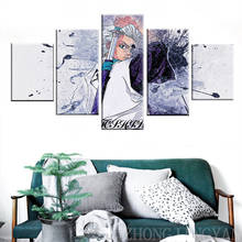 Modular Framework Picture 5 Pieces Anime Bleach Toshiro Hitsugaya Poster For Boys Room Wall Decorative High Quality Canvas Print 2024 - buy cheap