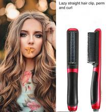 Multifunctional Hair Straightener Dual-Purpose Straight Hair Comb Curlers Straight Clips Straight Electric Straightener 2024 - buy cheap