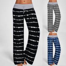 Pantalones holgados e informales para mujer, pantalón bohemio con estampado de tira india, estilo Harem, Aladdín, para viaje, Festival y playa 2024 - compra barato