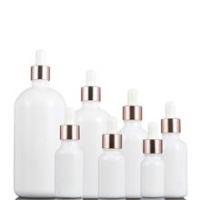 30pcs 10-200ml Porcelain White Drop Bottle Glass Aromatherapy Liquid Dropper essential massage oil Pipette Refillable Bottles 2024 - buy cheap