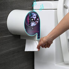 Настенный держатель для туалетной бумаги, коробка для салфеток, водонепроницаемый гигиенический диспенсер для бумаги, ящик для хранения для ванной комнаты, аксессуары для ванной комнаты 2024 - купить недорого