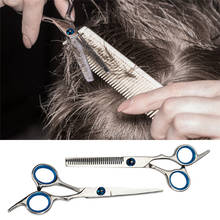 Professional 6.0 inch 4cr hair scissors cutting barber makas hair scissor salon scisors thinning shears hairdressing scissors 2024 - compre barato