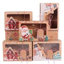 12pcs PVC Christmas Candy Box Merry Christmas Decoration for Home 2021 Xmas Ornaments Gifts Box Navidad Noel Decor New Year 2022 2024 - buy cheap
