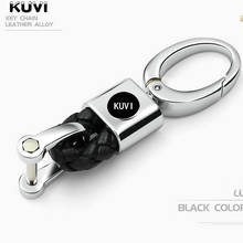 20pcs Metal+Leather Car Keychain Key Chain Key Ring Keyring For BMW Hyundai Lexus Audi Mercedes VW Ford Mazda Jaguar Skoda Etc 2024 - buy cheap