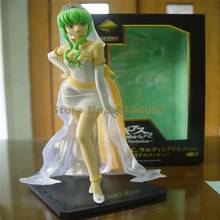 Anime code geass r2 lelouch lamperouge cc, vestido de novia, figura de acción de pvc, modelo de colección de 25cm, juguete 2024 - compra barato