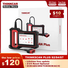 THINKCAR Genuine Thinkscan Plus S2/S4/S7 Lifetime Free obd2 Scanner 2/3/5 Resets ECM/ABS/SRS System Professional Diagnostic Tool 2024 - buy cheap