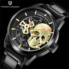 PAGANI DESIGN Top Brand 2020 Original Leather Men's automatic Mechanical Watches Skeleton Fashion Waterproof Watch reloj hombre 2024 - buy cheap