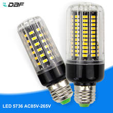 [DBF]E27/E14 LED Corn lamp Bulb light SMD 5736 3W 5W 7W 9W 12W 15W 18W 85V-265V More Bright  5730 5733 Constant current driver 2024 - buy cheap