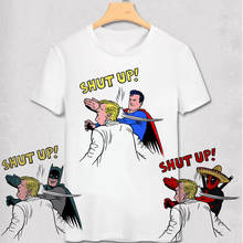 Camiseta divertida de Donald Trump, camisa de superhéroe, camiseta de diseño creativo de verano, camiseta Geek divertida de superhéroe 2024 - compra barato