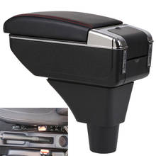 For Sandero Expression armrest box central Store content Storage box armrest box with cup holder ashtray USB interface 2024 - buy cheap