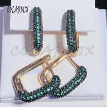 4 Pairs  mix color Simple style aquare  earrings fashion jewelry earrings Gift for lady elegant Crystal earrings wholesale 50878 2024 - buy cheap