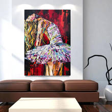 SELFLESSLY Dancing Girl Canvas Art Modern Bullet Pictures For living room Wall Art Prints And Posters Home Decorative Pictures 2024 - buy cheap