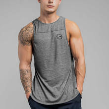 2019 New Brand Fashion Casual Gym Men Tank Tops Cotton Undershirt Bodybuilding Fitness Sleeveless Workout Muscle Singlets Vest 2024 - buy cheap