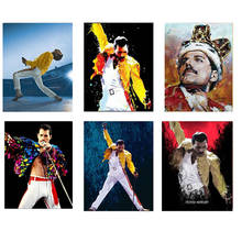 Pintura de diamantes 5D DIY, cuadro de Queen Band Freddie Mercury, bordado de diamantes de imitación, imágenes de mosaico de diamantes, decoración 2024 - compra barato