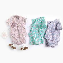 Sanluprato conjunto de roupas para bebês, conjunto de 2 pçs de pijamas de algodão para bebês recém-nascidos manga curta para verão 2024 - compre barato