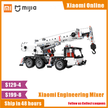 Xiaomi Mi Mitu Building Blocks Engineering Crane Rotating 360 Degree Console Lifting Telescopic Boom Kids DIY Car Toys bricksdiy 2024 - buy cheap