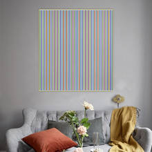 Citon bridget riley elelysium canvas lona pintura a óleo arte poster imagem parede pendurado decorações casa sala de estar decoração 2024 - compre barato