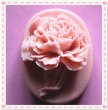 Molde de flor para jabón 3D, molde de flor para jabón de silicona, Fondant, pastel, artesanías hechas a mano DIY 2024 - compra barato