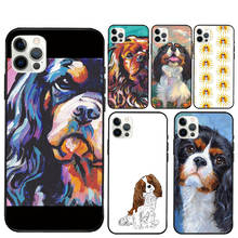 Cavalier King Charles Spaniel Soft Cover For iPhone 12 11 Pro Max X XR XS Max 5S SE 2020 8 7 Plus 13 Mini Phone Case 2024 - buy cheap