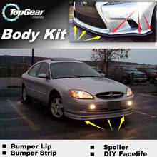 Bumper Lip Deflector Lips For Ford Taurus Front Spoiler Skirt For TopGear Fans Car View Tuning / Body Kit / Strip 2024 - buy cheap
