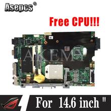 Free CPU!!!  laptop motherboard REV 1.3 / 2.1 For Asus K40AB K40AF K40AD X8AAF laptop 14.6 inch "  Mainboard motherboard 2024 - compra barato