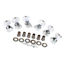 6PCS 3L3R Guitar String Machine Heads Tuning Pegs Keys Knobs Tuners Replacement Parts for Electric Guitars - Chrome 2024 - buy cheap