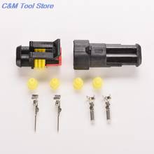 New 5Sets/bag 10 Kit New Car Part 2 Pin Way Waterproof Electrical Wire Connector Plug Set Car Accessories Hot Sale 2024 - buy cheap