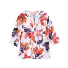 Spring New Women Blouse Ladies Floral Printed Shirt Loose Clothes Casual Button Long Sleeve Blouses Tops Plus Size 2024 - buy cheap