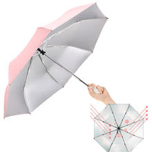Paraguas plegable Manual/automático resistente al viento para mujer, sombrilla de lujo de titanio plata, sombrilla de viaje para playa 2024 - compra barato