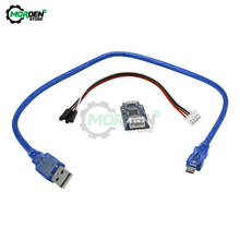 Reemplazo V8 SWD SWO M74 con Cable Micro USB para j-link OB ARM, emulador, depurador, programador, descarga, envío directo 2024 - compra barato