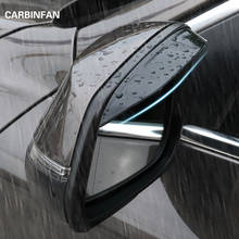 For BMW  X5  2008-2013 Car Rearview Mirror Rain Eyebrow Covers ABS Chrome Trim Anti Rain Cover Car Exterior Accessories     C07 2024 - buy cheap