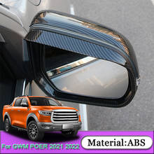 Espejo retrovisor con lentejuelas para coche, pegatina a prueba de lluvia para Great Wall GWM POER 2021 2022, accesorios para automóviles 2024 - compra barato