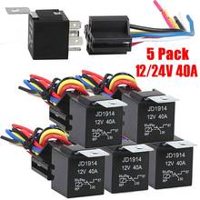 12 V/24 V 40 A Waterproof Relay and Harness Heavy Duty 5-Pin SPDT Automotive Relay Auto parts Car tools 2024 - buy cheap