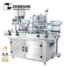 ZONESUN-máquina automática de llenado y tapado de botellas, para cosméticos, para pasta de crema y zumo de bebidas 2024 - compra barato