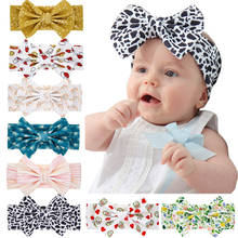 MAYA STEPAN 1 PCS Baby Girl Headband Infant Hair Accessories Band Bows Headwear Headwrap Gift Toddlers Ribbon Newborn Cloth 2024 - buy cheap