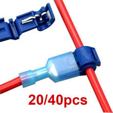 ​20/40Pcs Quick Electrical Cable Connectors Snap Splice Lock Wire Terminals Crimp 2024 - buy cheap